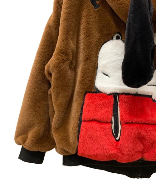 LowBlowKnuckle（ロウブロウナックル）LowBlowKnuckle (ロウブロウナックル) ボアジャケット ブラウン サイズ:Mの古着・服飾アイテム