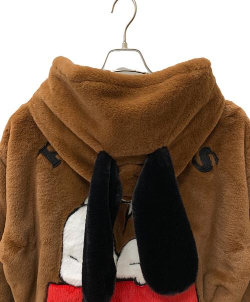 LowBlowKnuckle（ロウブロウナックル）LowBlowKnuckle (ロウブロウナックル) ボアジャケット ブラウン サイズ:Mの古着・服飾アイテム