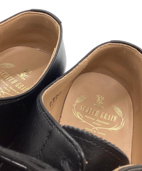 SCOTCH GRAIN（スコッチグレイン）SCOTCH GRAIN (スコッチグレイン) ストレートチップシューズ ブラック サイズ:25 1/2の古着・服飾アイテム