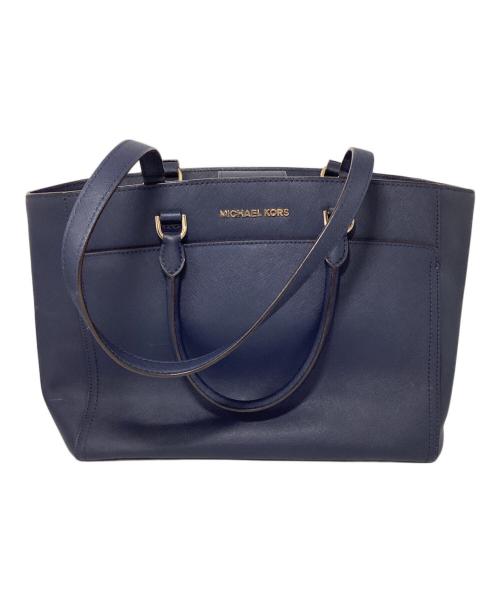 MICHAEL KORS（マイケルコース）MICHAEL KORS (マイケルコース) トートバッグ ネイビーの古着・服飾アイテム