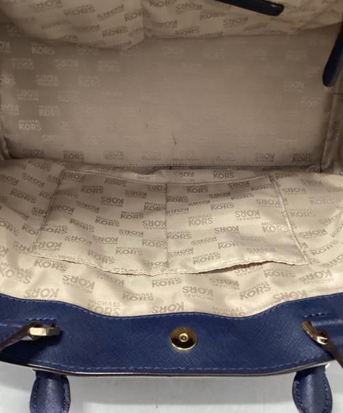 MICHAEL KORS（マイケルコース）MICHAEL KORS (マイケルコース) トートバッグ ネイビーの古着・服飾アイテム