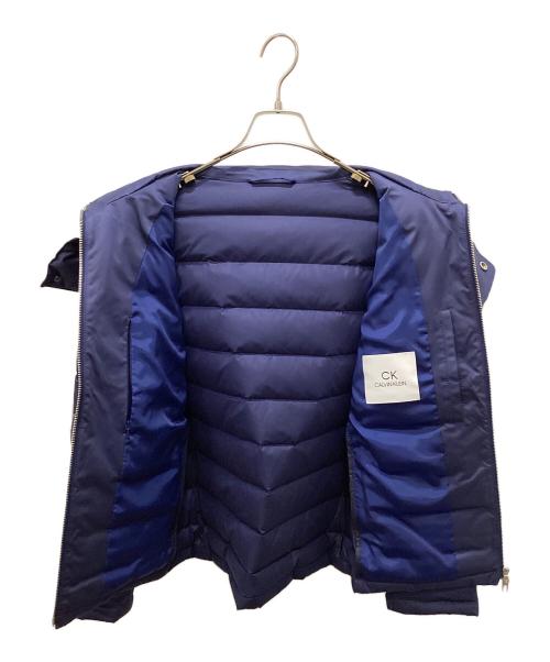 Calvin Klein（カルバンクライン）Calvin Klein (カルバンクライン) ダウンジャケット ネイビー サイズ:36の古着・服飾アイテム