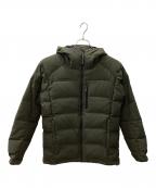 MAMMUTマムート）の古着「SERAC DOWN HOODY HERRINGBONE」｜グリーン