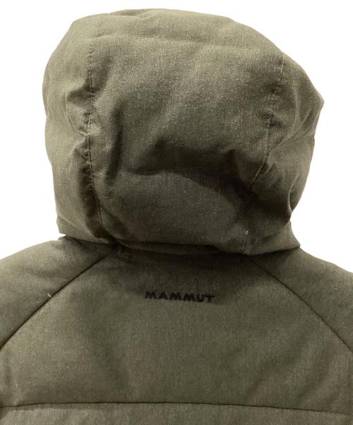MAMMUT（マムート）MAMMUT (マムート) SERAC DOWN HOODY HERRINGBONE グリーン サイズ:Mの古着・服飾アイテム
