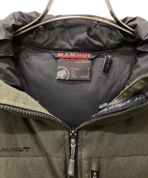 MAMMUT（マムート）MAMMUT (マムート) SERAC DOWN HOODY HERRINGBONE グリーン サイズ:Mの古着・服飾アイテム