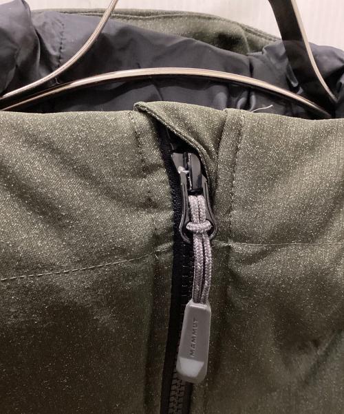 MAMMUT（マムート）MAMMUT (マムート) SERAC DOWN HOODY HERRINGBONE グリーン サイズ:Mの古着・服飾アイテム