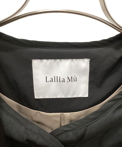 Lallia Mu（ラリア ムー）Lallia Mu (ラリア ムー) キルティングライナー付コート ブラック サイズ:38の古着・服飾アイテム