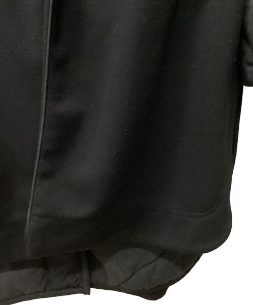 Lallia Mu（ラリア ムー）Lallia Mu (ラリア ムー) キルティングライナー付コート ブラック サイズ:38の古着・服飾アイテム