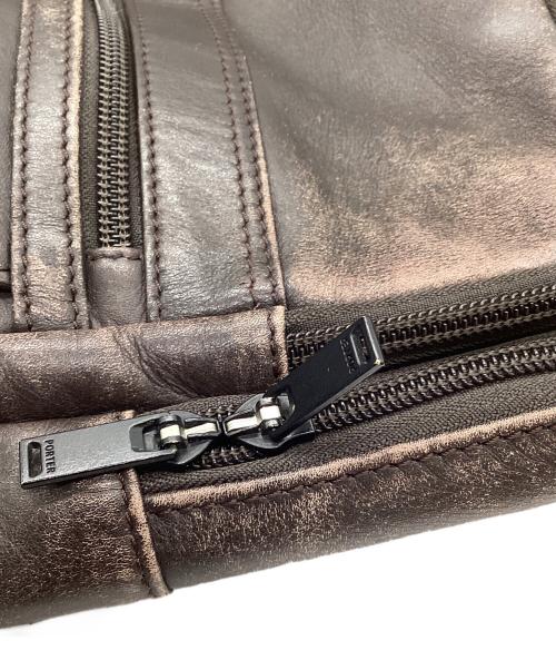 PORTER（ポーター）PORTER (ポーター) アメイズ デイパック ブラウンの古着・服飾アイテム