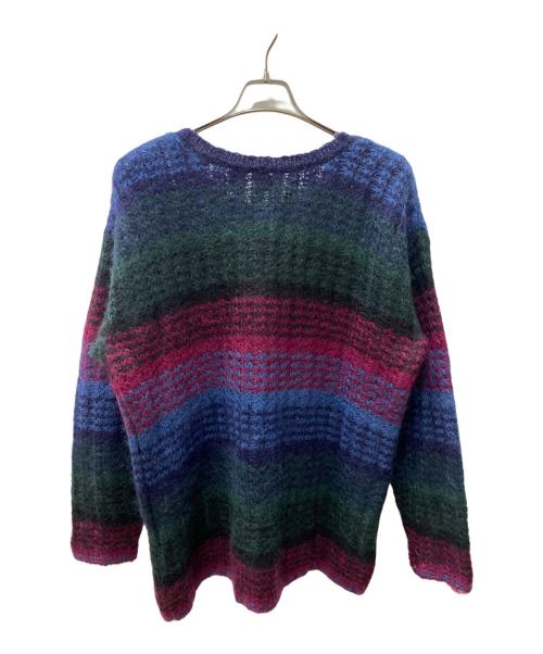 PHD（ピーター・ハッチンソン・デザイン）PHD (ピーター・ハッチンソン・デザイン) 厚手ニット レッド×ブルー×グリーン サイズ:Mの古着・服飾アイテム