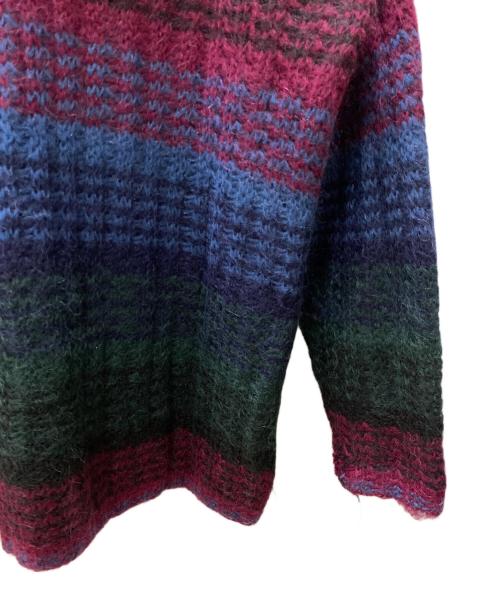 PHD（ピーター・ハッチンソン・デザイン）PHD (ピーター・ハッチンソン・デザイン) 厚手ニット レッド×ブルー×グリーン サイズ:Mの古着・服飾アイテム