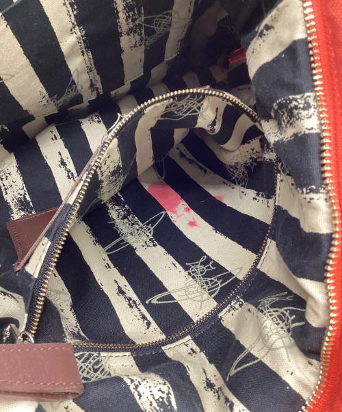 Vivienne Westwood（ヴィヴィアンウエストウッド）Vivienne Westwood (ヴィヴィアンウエストウッド) リュック オレンジの古着・服飾アイテム