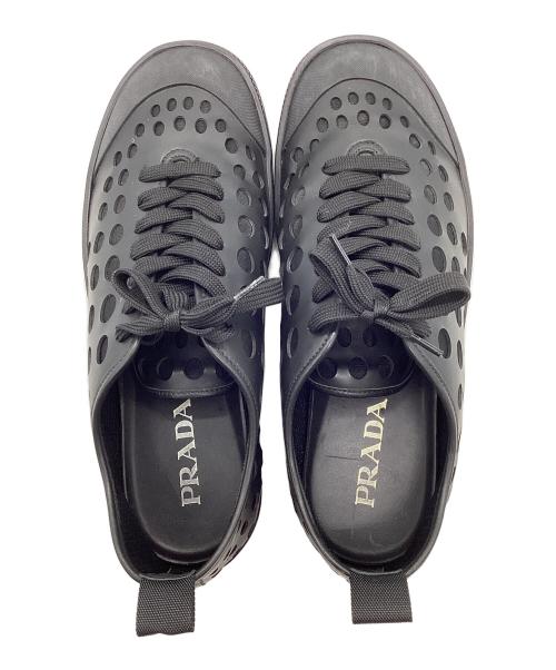 PRADA（プラダ）PRADA (プラダ) スニーカー ブラック サイズ:27cmの古着・服飾アイテム