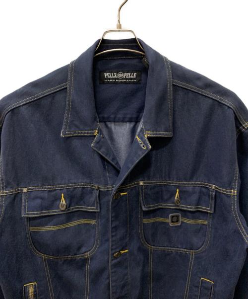 pellepelle（ペレペレ）pellepelle (ペレペレ) デニムジャケット ネイビー サイズ:XLの古着・服飾アイテム