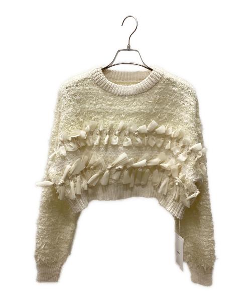 Ameri（アメリ）Ameri (アメリ) 厚手ニット ホワイト サイズ:Free 未使用品の古着・服飾アイテム