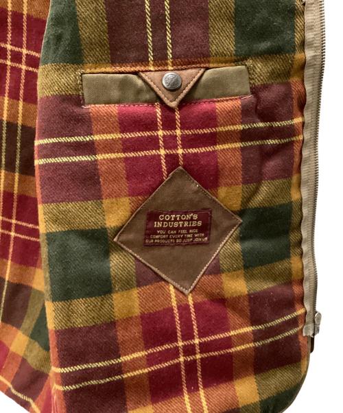 COTTON'S INDUSTRIES（コットンズインダストリーズ）COTTON'S INDUSTRIES (コットンズインダストリーズ) ベスト ブラウン サイズ:Mの古着・服飾アイテム