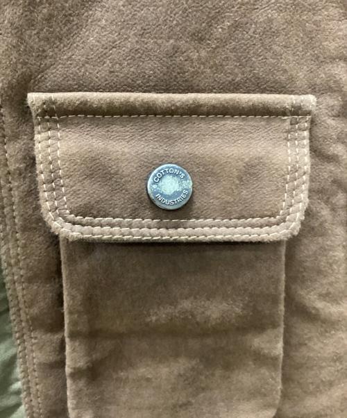 COTTON'S INDUSTRIES（コットンズインダストリーズ）COTTON'S INDUSTRIES (コットンズインダストリーズ) ベスト ブラウン サイズ:Mの古着・服飾アイテム