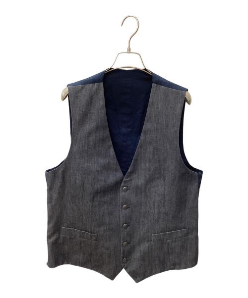 LARDINI（ラルディーニ）LARDINI (ラルディーニ) ベスト ブルー サイズ:52の古着・服飾アイテム