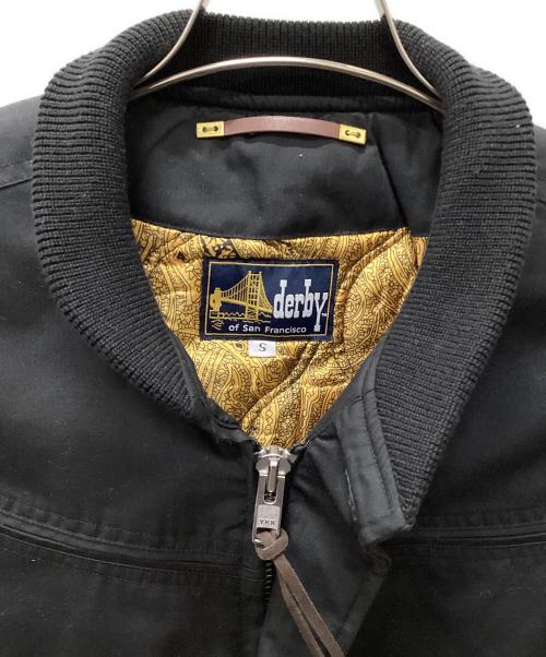 DERBY OF SAN FRANCISCO（ダービーオブサンフランシスコ）DERBY OF SAN FRANCISCO (ダービーオブサンフランシスコ) classic jacket300 Dolg&Black ブラック サイズ:Sの古着・服飾アイテム