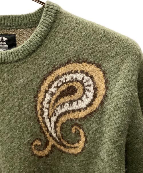 CHALLENGER（チャレンジャー）CHALLENGER (チャレンジャー) 厚手ニット グリーン サイズ:XLARGEの古着・服飾アイテム