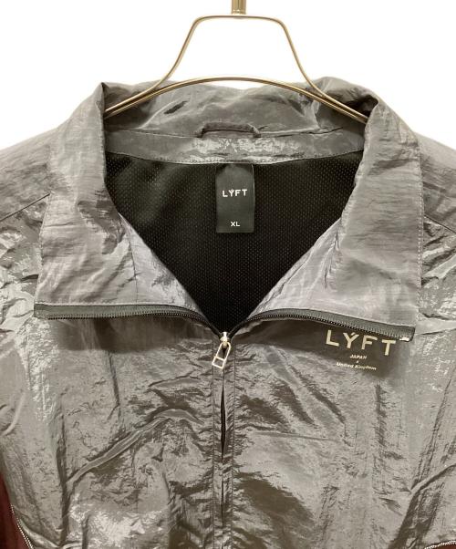 Lyft（リフト）Lyft (リフト) トラックジャケット グレー×パープル サイズ:XLの古着・服飾アイテム