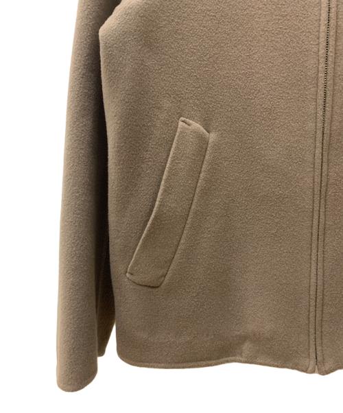 green label relaxing（グリーンレーベルリラクシング）green label relaxing (グリーンレーベルリラクシング) ウールジップブルゾン ベージュ サイズ:Mの古着・服飾アイテム