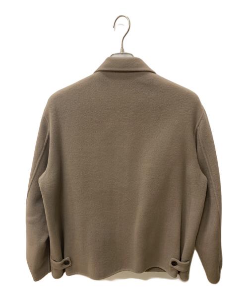 green label relaxing（グリーンレーベルリラクシング）green label relaxing (グリーンレーベルリラクシング) ウールジップブルゾン ベージュ サイズ:Mの古着・服飾アイテム