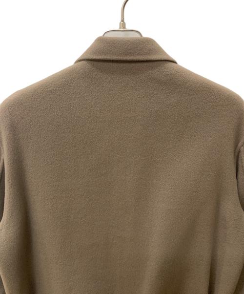 green label relaxing（グリーンレーベルリラクシング）green label relaxing (グリーンレーベルリラクシング) ウールジップブルゾン ベージュ サイズ:Mの古着・服飾アイテム