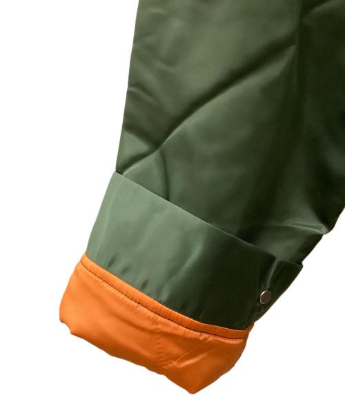 SUBCIETY（サブサエティ）SUBCIETY (サブサエティ) フライトナイロンワークジャケット オリーブ サイズ:L 未使用品の古着・服飾アイテム