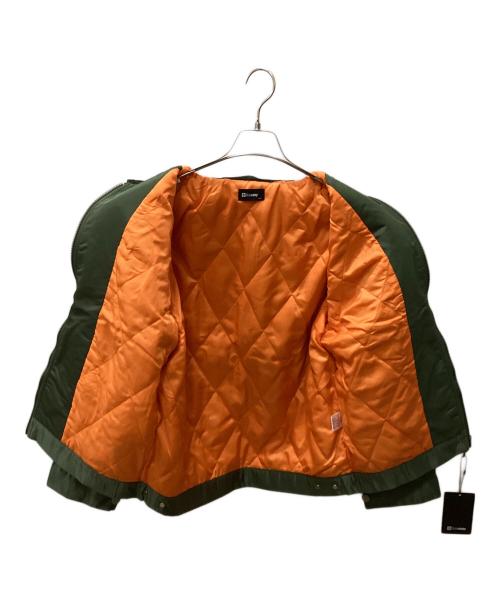 SUBCIETY（サブサエティ）SUBCIETY (サブサエティ) フライトナイロンワークジャケット オリーブ サイズ:L 未使用品の古着・服飾アイテム