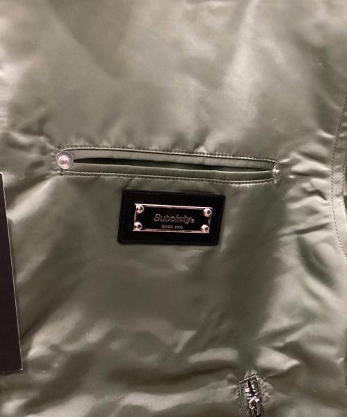 SUBCIETY（サブサエティ）SUBCIETY (サブサエティ) フライトナイロンワークジャケット オリーブ サイズ:L 未使用品の古着・服飾アイテム