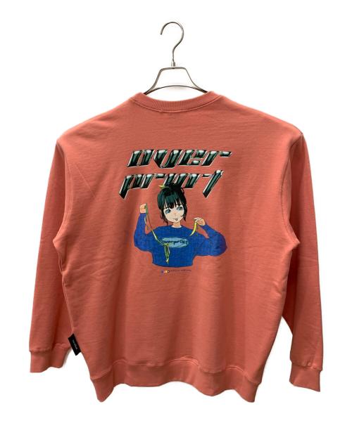 overprint（オーバープリント）overprint (オーバープリント) スウェット ピンク サイズ:XL 未使用品の古着・服飾アイテム