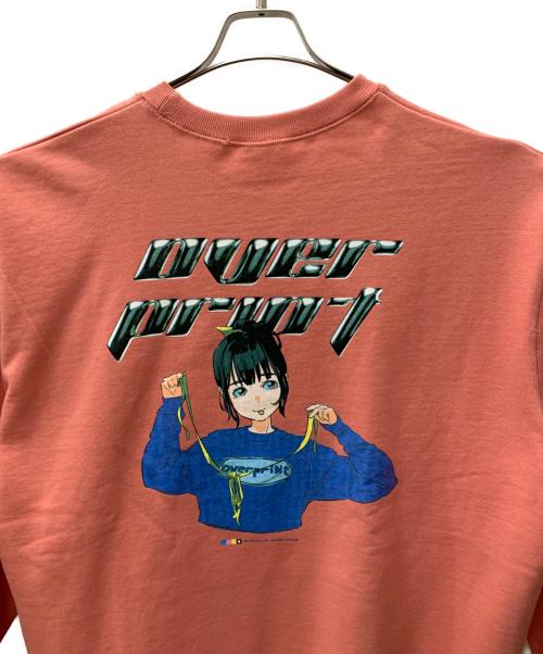 overprint（オーバープリント）overprint (オーバープリント) スウェット ピンク サイズ:XL 未使用品の古着・服飾アイテム