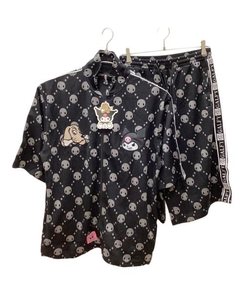 GALFY（ガルフィー）GALFY (ガルフィー) クロミ (クロミ) ドクロだらけ夏セットアップ ブラック サイズ:L 未使用品の古着・服飾アイテム