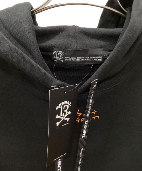 SABBAT13（サバトサーティーン）SABBAT13 (サバトサーティーン) PARADISE-HOODIE ブラック サイズ:L 未使用品の古着・服飾アイテム