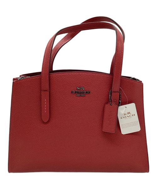 COACH（コーチ）COACH (コーチ) 2WAYショルダーバッグ レッドの古着・服飾アイテム