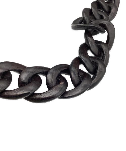 GUCCI（グッチ）GUCCI (グッチ) チェーンショルダーバッグ ブラックの古着・服飾アイテム