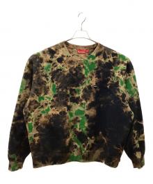 SUPREME（シュプリーム）の古着「Small Box Crewneck Tiedye」｜ブラウン×ブラック