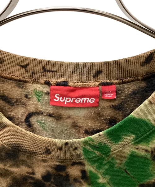 SUPREME（シュプリーム）SUPREME (シュプリーム) Small Box Crewneck Tiedye ブラウン×ブラック サイズ:XXLARGEの古着・服飾アイテム