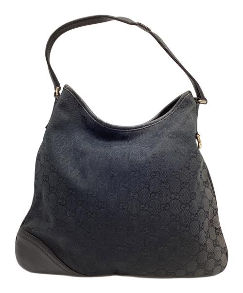 GUCCI（グッチ）GUCCI (グッチ) ワンショルダーバッグ GG ブラックの古着・服飾アイテム