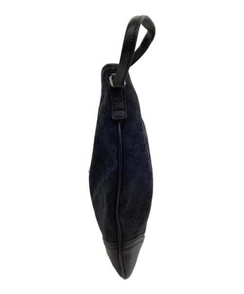 GUCCI（グッチ）GUCCI (グッチ) ワンショルダーバッグ GG ブラックの古着・服飾アイテム