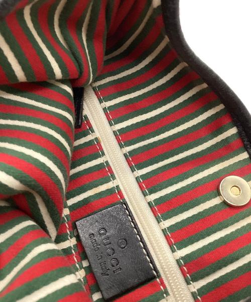 GUCCI（グッチ）GUCCI (グッチ) ワンショルダーバッグ GG ブラックの古着・服飾アイテム