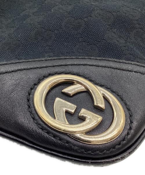 GUCCI（グッチ）GUCCI (グッチ) ワンショルダーバッグ GG ブラックの古着・服飾アイテム