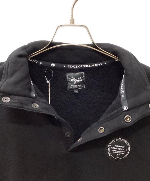 RATS（ラッツ）RATS (ラッツ) スタンドカラースウェット ブラック サイズ:Lの古着・服飾アイテム