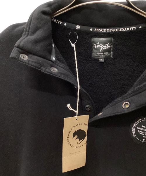 RATS（ラッツ）RATS (ラッツ) スタンドカラースウェット ブラック サイズ:Lの古着・服飾アイテム