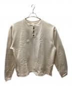 CAMBERキャンバー）の古着「ヘンリーネックスウェット」｜ベージュ