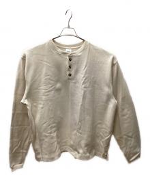 CAMBER（キャンバー）の古着「ヘンリーネックスウェット」｜ベージュ