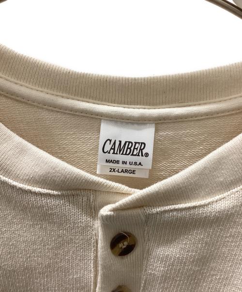 CAMBER（キャンバー）CAMBER (キャンバー) ヘンリーネックスウェット ベージュ サイズ:2X-LARGEの古着・服飾アイテム