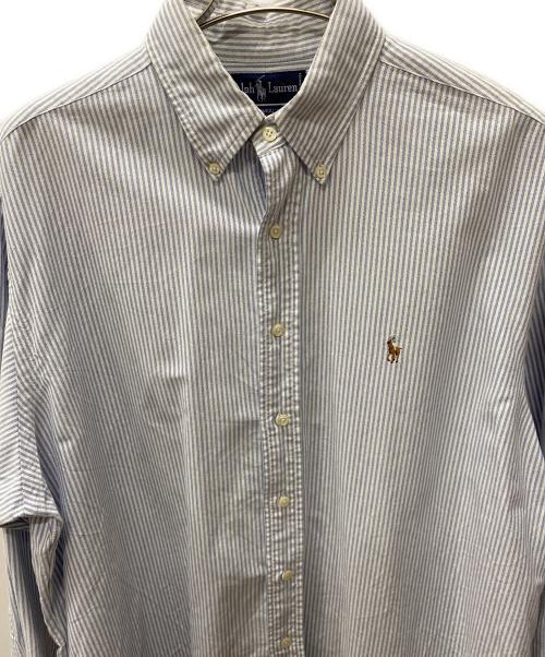 RALPH LAUREN（ラルフローレン）RALPH LAUREN (ラルフローレン) 長袖シャツ ブルー×ホワイト サイズ:16 1/2の古着・服飾アイテム