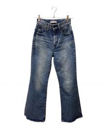 moussy（マウジー）の古着「MVS FLAREデニムパンツ」｜ブルー